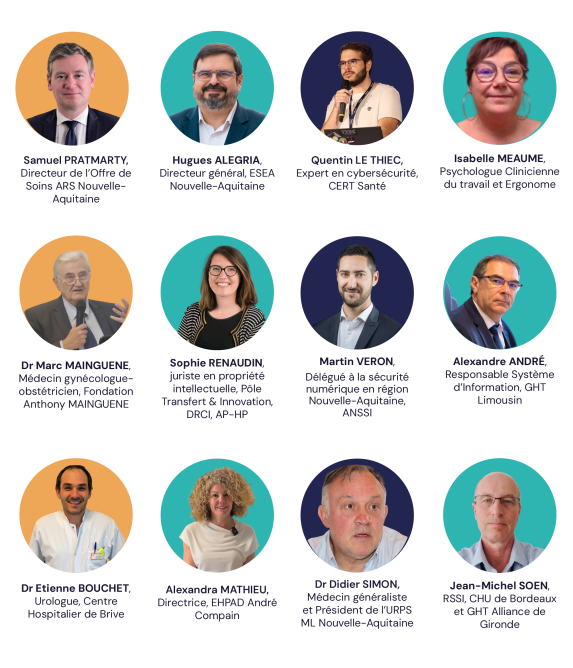 Intervenants Cybersanté 2025