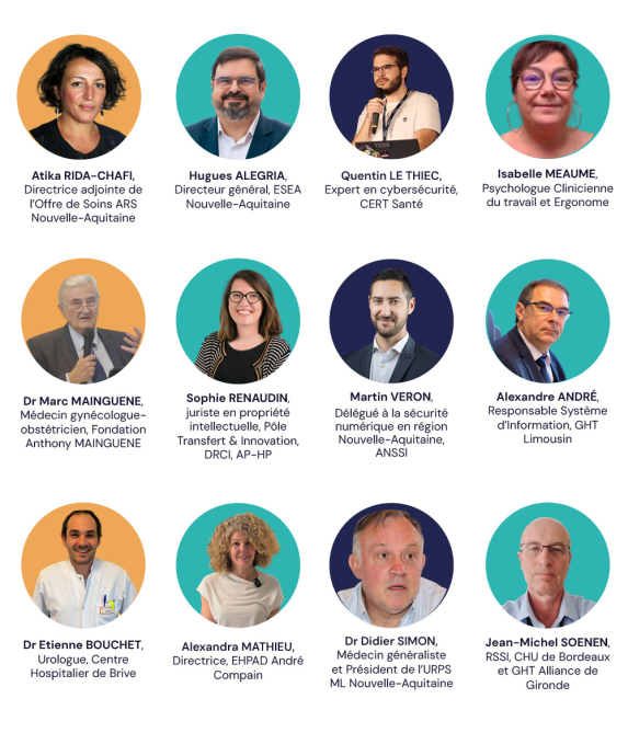 Panneau intervenants cybersanté