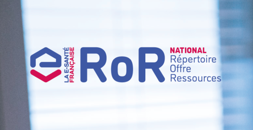 Logo du Répertoire national de l’Offre et des Ressources en santé et accompagnement médico-social (ROR)